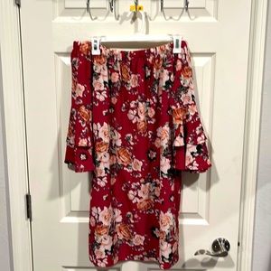 Off the shoulder dress